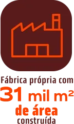 Fábrica com mais de 31 mil metros quadrados de área
